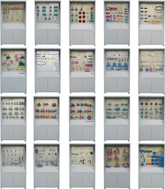 機(jī)械零件陳列柜